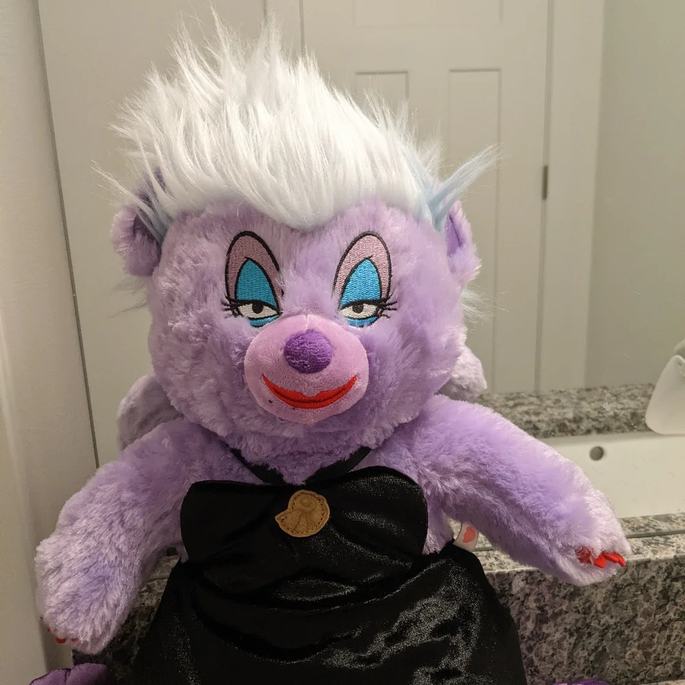 Build a Bear Disney Ursula plush with octopus dress - Picture 3 of 7